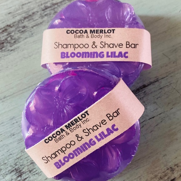 Shampoo & shave bar blooming lilac - cocoa merlot - Picture 2 of 3